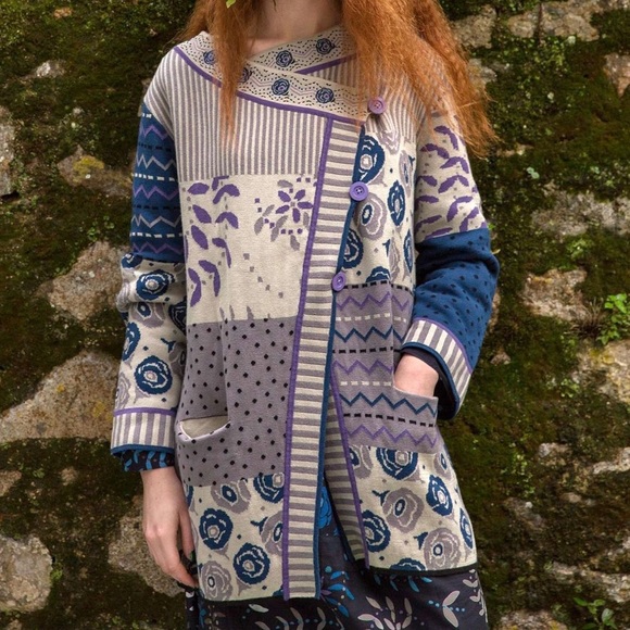 ❤️ SOLD ❤️ Gudrun Sjoden Cardigan Sweater Jacket Medium - Picture 1 of 10